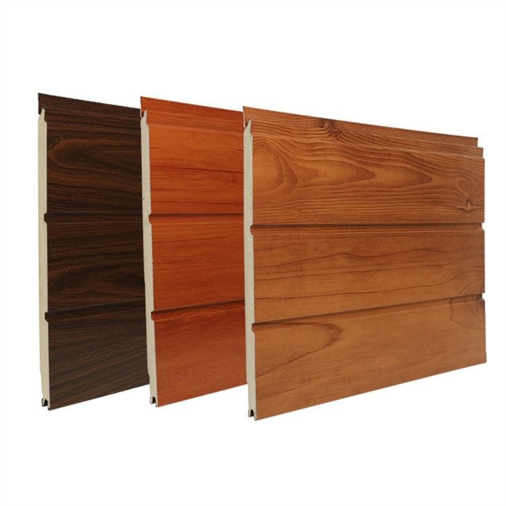 wood wall covering exterior wall